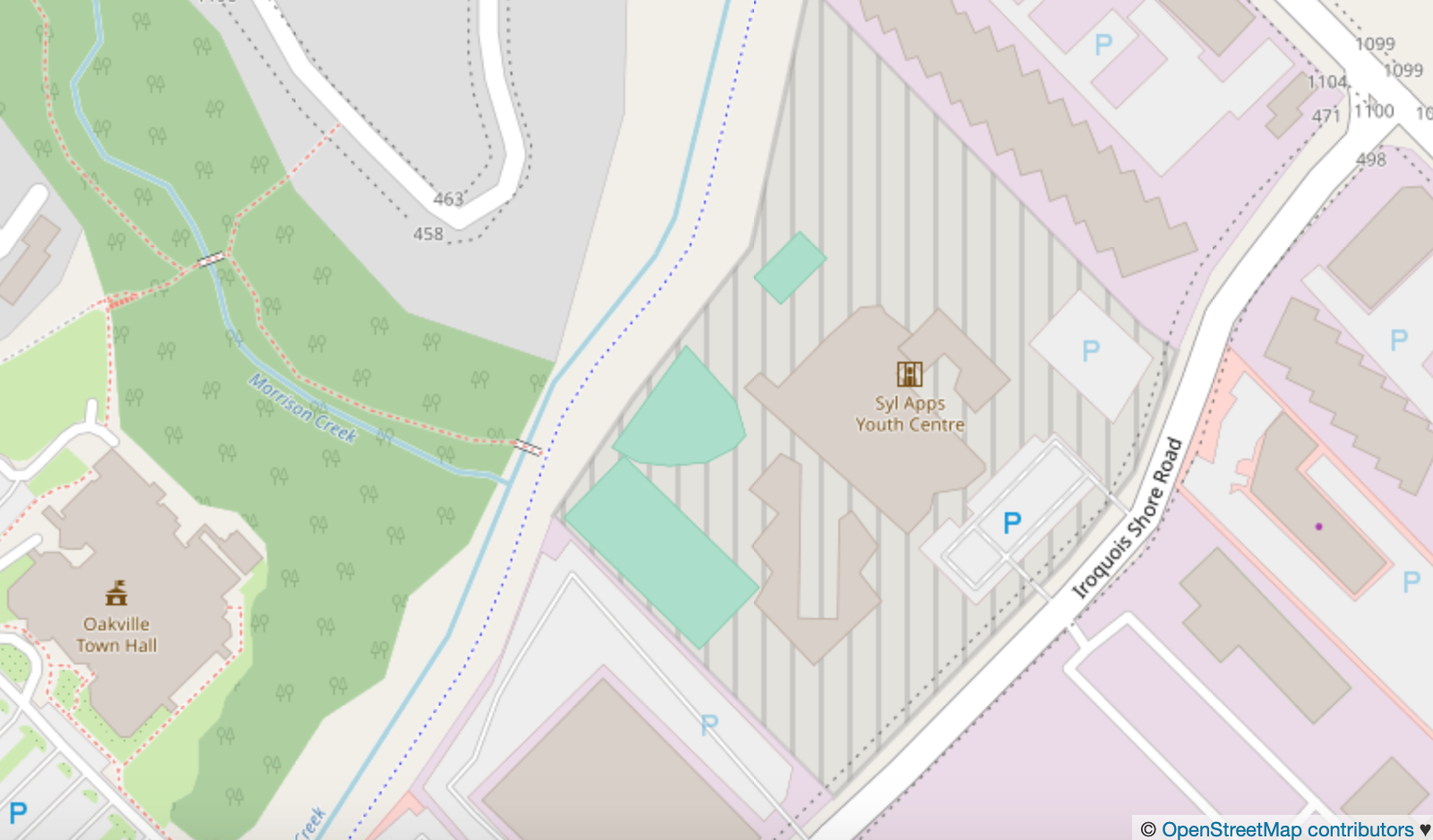 Syl Apps Youth Centre | © OpenStreetMap contributors CC BY-SA 2.0